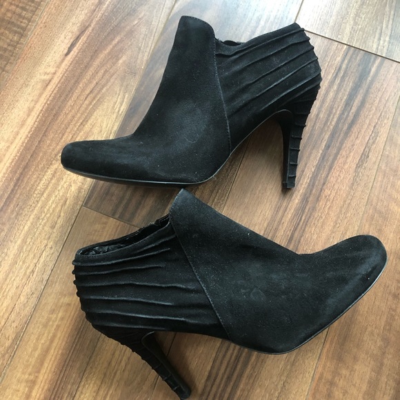 black suede booties - Picture 5 of 15